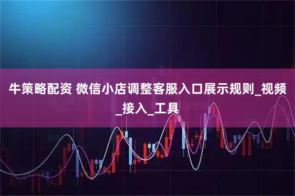 牛策略配资 微信小店调整客服入口展示规则_视频_接入_工具